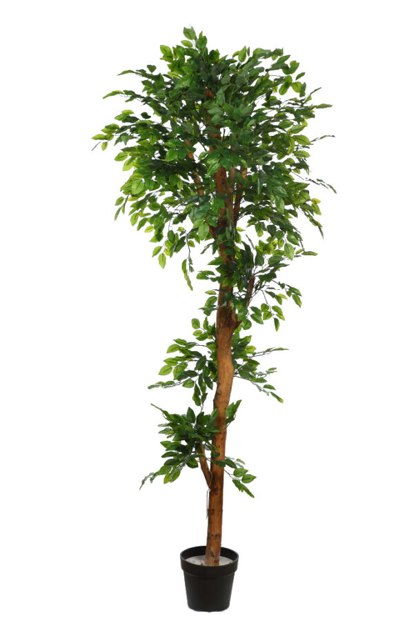 ARBOL DE FICUS VERDE ARTIFICIAL 180CM