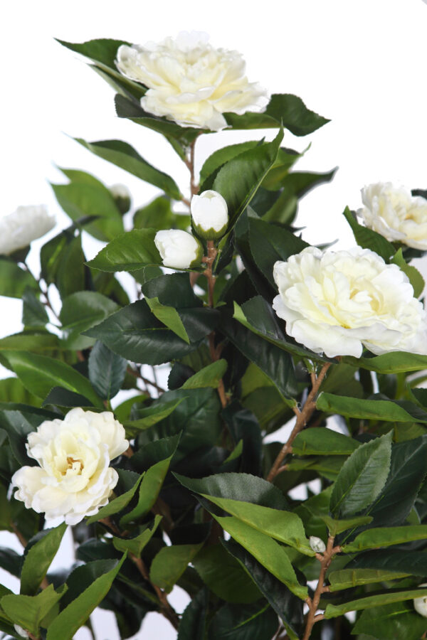 CAMELIA CON FLOR ARTIFICIAL EN MACETA 150CM - Imagen 2